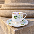 Vintage English Teacup Candle | Natural Soy Wax Candle | Reusable Tea Cup | Handmade Gift for Tea Lovers